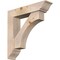 Ekena Millwork Westlake Traditional Smooth Bracket w/ Offset Brace, Douglas Fir, 7 1/2"W x 34"D x 34"H BKT0806X34X34WTL01SDF - alternate 1